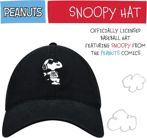 Miniatura 2 de Concept One Peanuts Snoopy Dad Hat, Adult Baseball Cap with Curved Brim