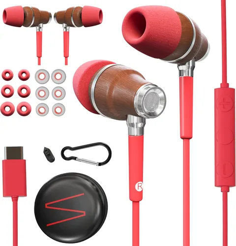 Miniatura 6 de Symphonized - Auriculares con cable para iPhone con sonido de graves profundos, sonido 3D, control de volumen con micrófono, 90% de cancelación
