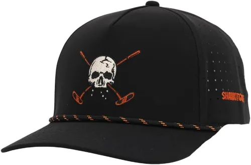 Miniatura 8 de SHANKITGOLF Gorra de golf ajustable con diseño de calavera, 95% poliéster, 5% elastano, talla única