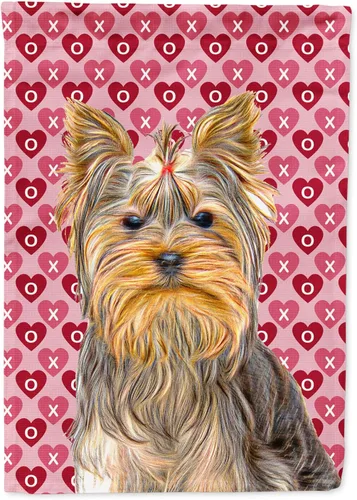 Miniatura 57 de Caroline's Treasures SS4484GF Bandera de jardín con diseño de bulldog inglés y corazones para el Día de San Valentín, bandera decorativa para patio