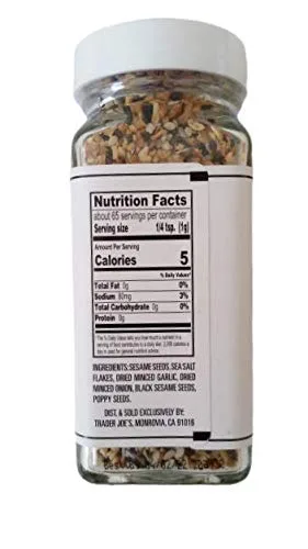 Miniatura 2 de Trader Joe's BBQ Seasoning 3 Pack con 1 Cada Todo Menos El Bagel 2.3 oz, Chile Lime 2.9 oz y Elote 2.3 oz Botellas