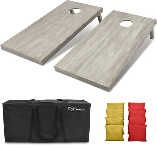 Miniatura 18 de GoSports Juego de tablas de cornhole de madera de tamaño reglamentario de 4 x 2 pies, incluye funda de transporte y bolsas de frijoles