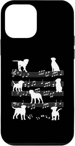 Miniatura 15 de iPhone 11 Músico Perro Jugando en Notas Musicales Amante de la Música Piano Case