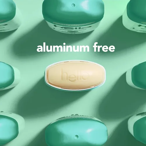 Miniatura 3 de hello Desodorante sin aluminio de salvia y eucalipto para mujeres y hombres con manteca de karité, frescura 24 horas, desodorante sin bicarbonato