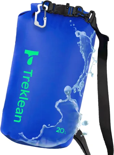 Miniatura 8 de Bolsas secas ligeras impermeables para kayak, 5L/10L/20L/35L, saco seco impermeable para viajes, barco, campamento, playa (azul, 10 L)