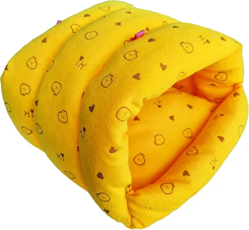 Miniatura 9 de WOWOWMEOW - Cama para cobayo, hámster, animales pequeños, cama con forma de cueva para colgar