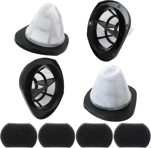 Miniatura 4 de Paquete de 4 filtros de vacío 2030 y 4 filtros de espuma para aspiradora Bissell 2030 de peso pluma, modelo 2030 2030L 20303 20306 20307 20309 2030H
