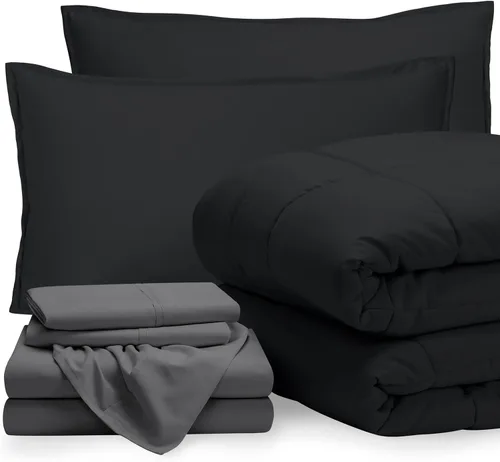 Bare Home - Juego de ropa de cama (5 piezas)