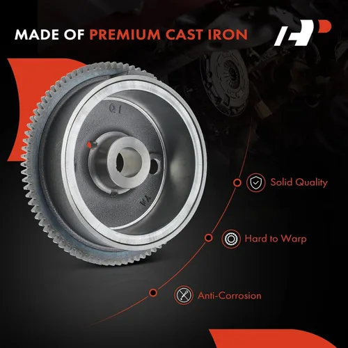 Miniatura 5 de A-Premium Rotor de volante compatible con Polaris Sportsman 400 500, Big Boss 500, Magnum 500, Ranger 500, Scrambler 500, Worker 500, ATP 500