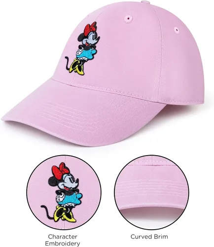 Miniatura 4 de Disney Gorra de béisbol para adultos, gorra ajustable de Minnie Mouse para papá
