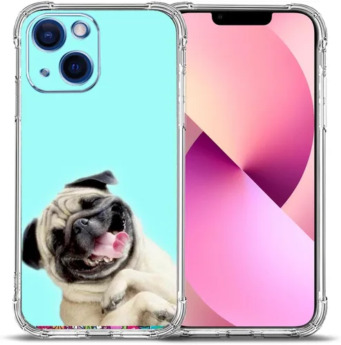 Miniatura 25 de Funda para iPhone 13 Pro Max, protección contra caídas de flores de mariposa azul, rosa, a prueba de golpes, carcasa protectora de cuerpo completo