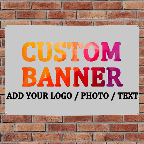Miniatura 6 de Pancartas y letreros personalizados para negocios, pancartas y letreros personalizados para exteriores, foto personalizada para fiesta de 8' X 4