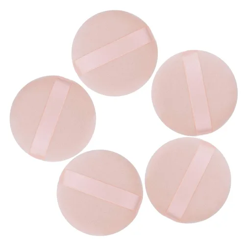Miniatura 2 de 8 almohadillas de polvo de algodón suave para maquillaje, para polvo, suelto, prensado y corporal (2.36 pulgadas)