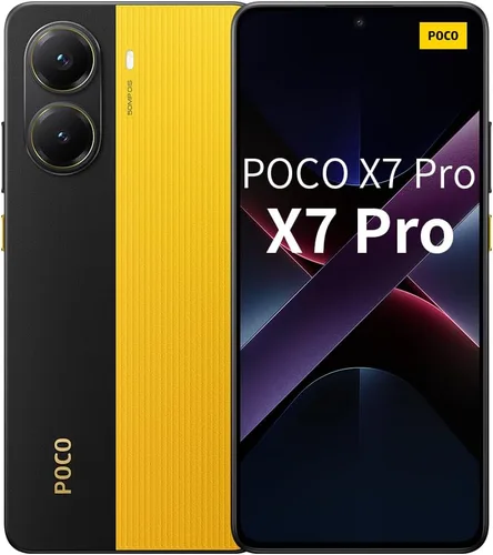 Xiaomi Poco X7 PRO 5G + 4G LTE (para Tmobile Mint Tello & Global) (512 GB + 12 GB) Ai 6.67 pulgadas 50MP Gamers Phone NFC Dual SIM Desbloqueado