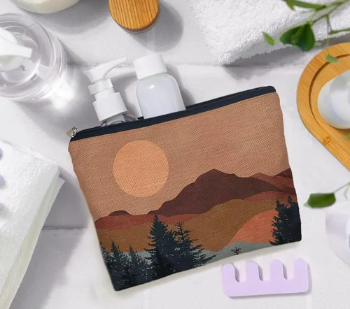 Miniatura 2 de IWXYI Bolsa de maquillaje boho YL, Boho Mountain