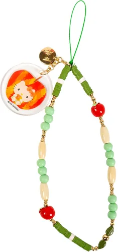 iFace - Pulsera de cuentas de Hello Kitty y sus amigos - Correa universal para teléfono con dije, bonita cadena para muñeca, cordón estético m.