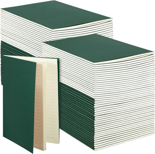 Miniatura 11 de Mimorou 100 piezas de cuadernos diarios a granel - Cuadernos kraft de tapa blanda A5 pequeños de 5.5 pulgadas x 8.3 pulgadas con 60 páginas 30 hojas