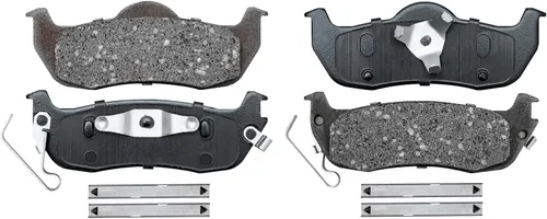 Miniatura 7 de Detroit Axle - Kit de freno trasero para Jeep Grand Cherokee Commander 05-10 Rotores de freno de disco 2005 2006 2007 2008 2009 2010 repuesto