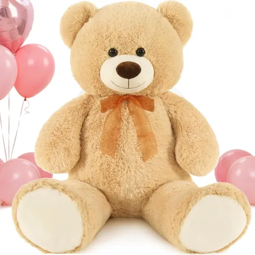 Miniatura 11 de MorisMos Oso de Peluche Gigante Animal de Peluche 3 pies, 36 pulgadas, Oso de Peluche Grande para Decoración de Baby Shower, Animal de Peluche