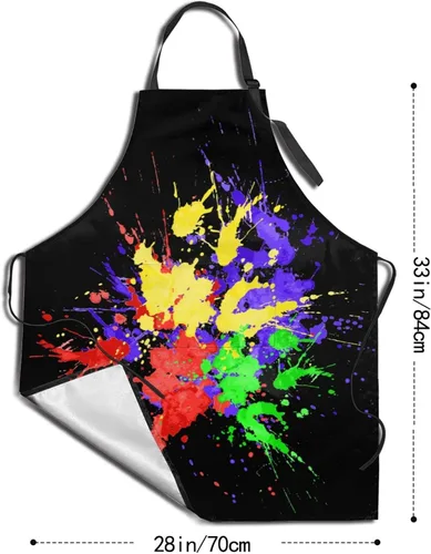 Miniatura 5 de Delantal ajustable impermeable para hombres y mujeres, chef, cocina, barbacoa, parrilla