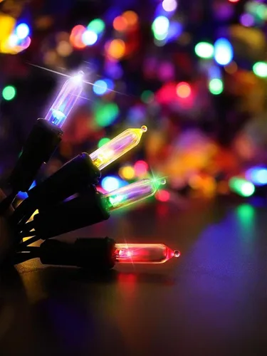 Miniatura 2 de Twinkle Star Luces de Navidad para Exteriores a Batería 50 LED Mini Cadena de Luces con 8 Modos, 16 pies Luces de Hadas Impermeables para Jardín