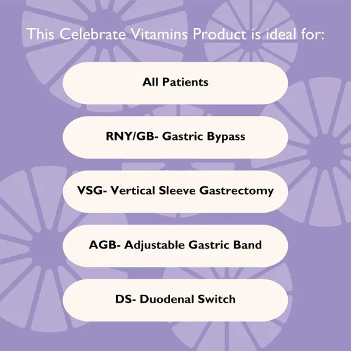 Miniatura 7 de Celebrate Vitamins Balance Probiotic + Prebiotic - Suplemento diario post cirugía bariátrica para mujeres y hombres, 28.5 mil millones de UFC, apoya
