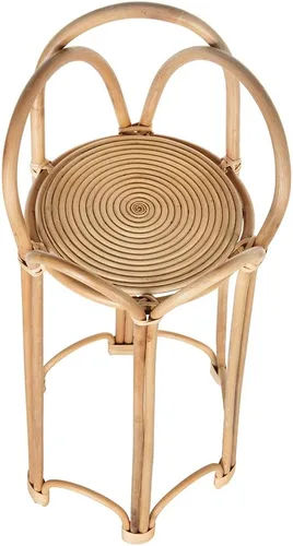 Miniatura 3 de KOUBOO Rattan Loop - Soporte para plantas de interior, 26 pulgadas, maceta natural, color marrón