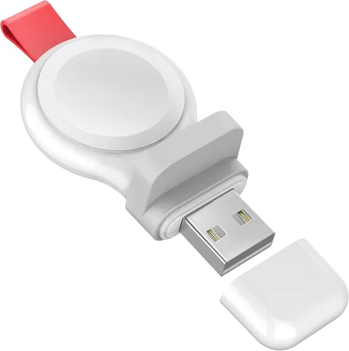 Miniatura 9 de i.VALUX Cargador de viaje para Apple Watch, portátil, inalámbrico, USB, iWatch, carga magnética, para Apple Watch Series 11, 10, 9, 8, UItra, 7, 6