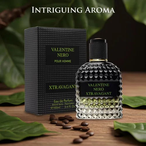 Miniatura 4 de Valentine Nero Xtravagant para Hombre - Fragancia Oriental Fougere - Notas Superiores de Bergamota Calabresa y Acorde de Café Espresso - Fragancias