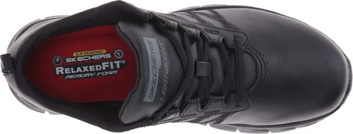 Miniatura 3 de Skechers For Work Sure Track Erath - Botas deportivas de encaje antideslizantes para mujer.