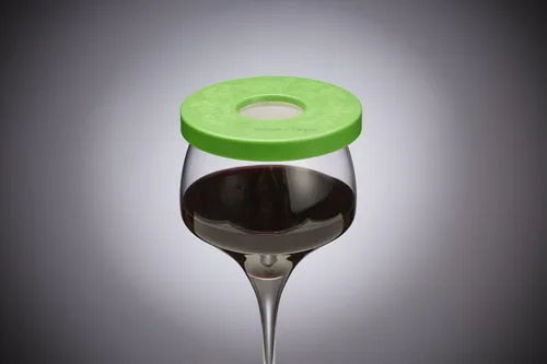 Miniatura 5 de (R Cabana Juego de 6 cubiertas para copas de vino en seis colores brillantes y hermosos, para proteger tu copa de vino de insectos e insectos