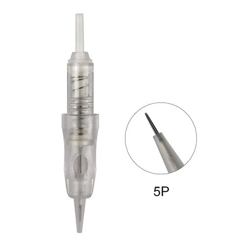 Miniatura 2 de Guapa Agujas de cartucho de maquillaje permanente, agujas desechables para tatuaje, 1P 3P, se adapta a la máquina de maquillaje permanente (5P)