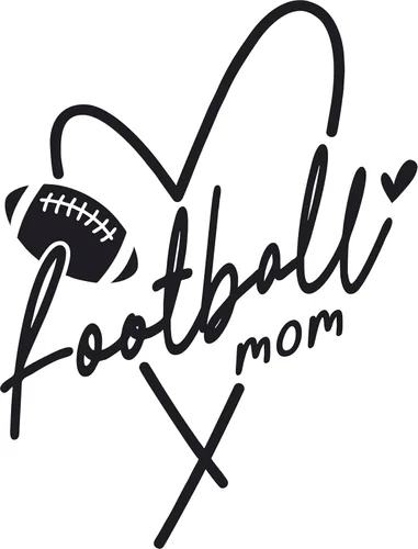 Miniatura 11 de SEC Apparel Parches termoadhesivos de la familia del fútbol de transferencia de letras para camisetas de tela (Temporada de touchdown)