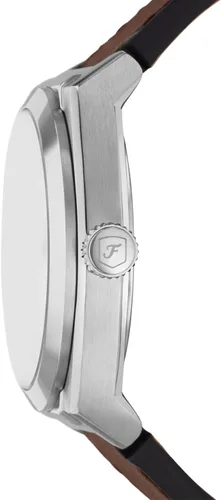 Miniatura 3 de Fossil Everett Reloj de cuarzo de acero inoxidable con tres manecillas para hombre