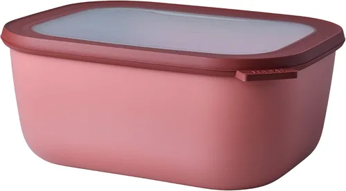 Miniatura 21 de Mepal Cirqula - Recipiente circular rectangular para almacenar y servir alimentos con tapas transparentes, perfecto para preparación de alimentos