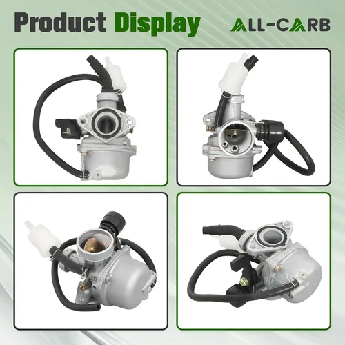Miniatura 5 de ALL-CARB Carburador PZ19 de 50 cc, 70 cc, 90 cc, 110 cc, 125 cc, repuesto para ATV Dirt Bike Go Kart con filtro de aire