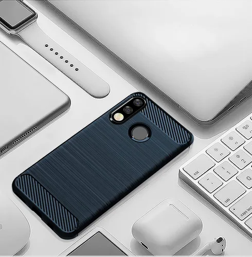 Miniatura 6 de Asuwish Funda compatible con Huawei P30 Lite y protector de pantalla de vidrio templado, accesorios de celda, TPU de cuerpo completo, fundas