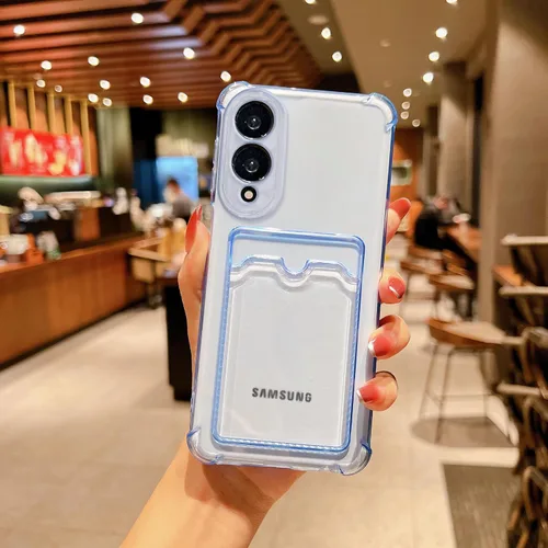 Miniatura 142 de Tuokiou Funda para Samsung Galaxy A14 5G, Fundas Protectoras Transparentes con Ranura para Tarjetas, Funda Cartera de TPU Suave Ajustada Resistente