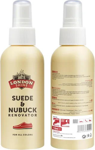 Miniatura 3 de London Shine Spray renovador de gamuza y nobuck Impermeable y repelente de manchas Restaura el color y la textura Para zapatos, botas, bolsas