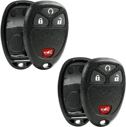Miniatura 7 de Carcasa para llavero compatible con 2007-2016 Chevy GMC Pontiac Saturn Suzuki Cadillac Buick, mando a distancia sin llave, estuche y panel