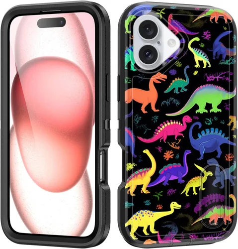 Miniatura 159 de Funda para iPhone Air con soporte integrado, a prueba de golpes, polvo y caídas, 3 capas, grado militar, funda protectora para iPhone Air de 6.5