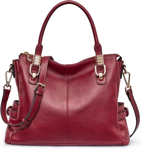 Miniatura 15 de Kattee Cartera bandolera estilo urbano de cuero para mujer