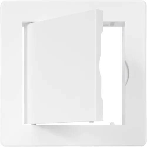 Miniatura 6 de Panel de acceso de plástico blanco de 4 x 4 pulgadas. Panel de puerta de eje de servicio. Plomería, electricidad, calefacción, panel de acceso