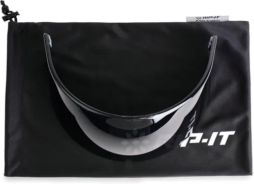 Miniatura 3 de RIP-IT Visera de sóftbol, ligera y cómoda, se adapta a todas las máscaras de RIP-IT Defense Fielder, gris humo