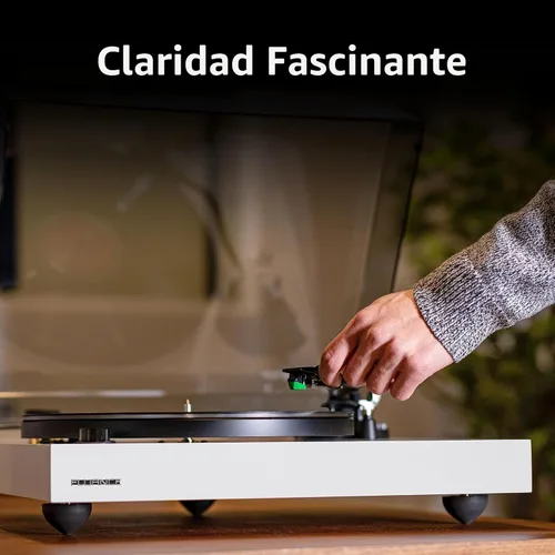Miniatura 6 de Fluance RT81+ Elite - Tocadiscos reproductor de vinilo de alta fidelidad, cartucho Audio Technica VM95E, placa antirresonante, alfombrilla acrílica