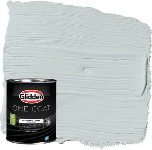 Miniatura 19 de Glidden Pintura Interior + Imprimación: Gris/Plata Antigua, Una Capa, Satinado, 1 Galón