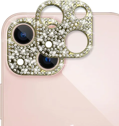 Miniatura 11 de Protector de lente brillante para iPhone 13 Pro Max, cubierta de cámara con purpurina 3D, diamantes de imitación, puntos brillantes, decoración