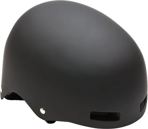 Miniatura 2 de Mongoose - Casco de bicicleta juvenil con caparazón duro para la calle, modelo calavera, multideporte, varios colores Negro mate