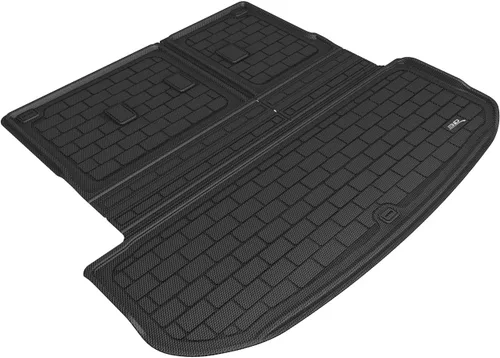 3D MAXpider Alfombrilla de carga plegable trasera para todo tipo de clima para Hyundai Palisade 2020-2023 ajuste personalizado detrás de la tercera