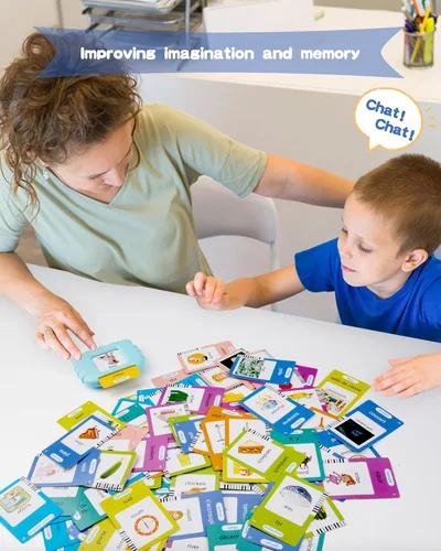 Miniatura 6 de Tarjetas didácticas francesas de 510 palabras para niños, juguete de recursos de aprendizaje para niños con autismo, juguetes sensoriales para niños
